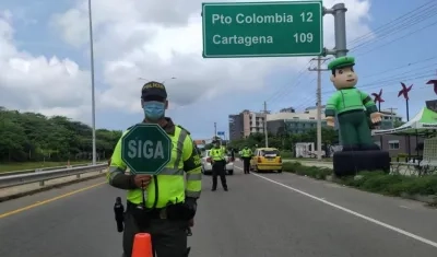 Operativos de la Policía de Tránsito. 