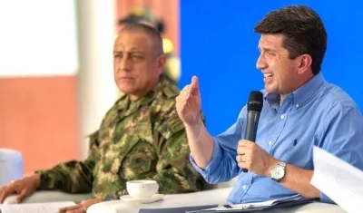 Diego Molano, Ministro de Defensa.