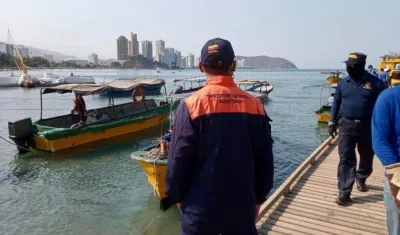 La Dimar realiza acompañamiento.