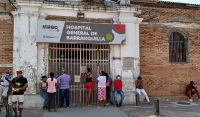 El taxista está internado en el Hospital General de Barranquilla. 