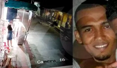 Lugar de los hechos y Bill George Vizcaíno Meza, presunto asesino.