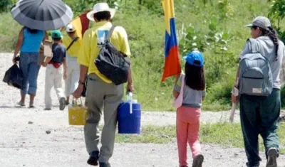 La masacre habría provocado desplazamiento forzado de varias familias. 