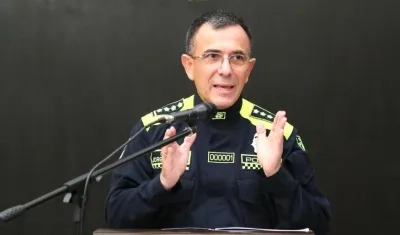 General Jorge Luis Vargas, Director de la Policía Nacional.