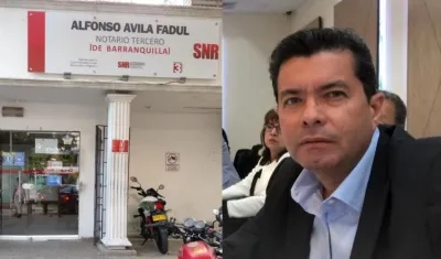 Imagen de la Notaría y del abogado Alfonso Luis Ávila Fadul.