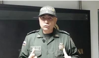 Teniente coronel Alex Suárez. 