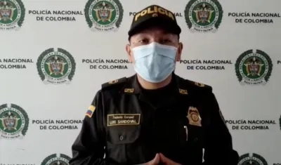 Teniente Coronel Luis Sandoval. 