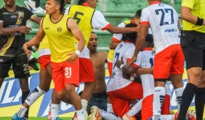 Unión Magdalena el día del ascenso