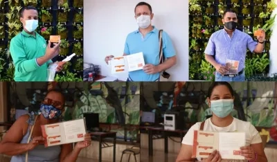 Algunos de los ganadores de Gases del Caribe.