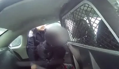 Imagen del video de una niña de 9 años en Estados Unidos.