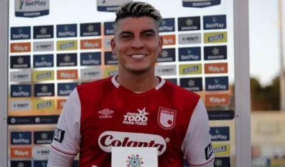 El delantero Michael Rangel.