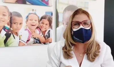 La secretaria de Educación, Bibiana Rincón.