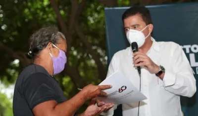 Rodolfo Ucrós, alcalde de Soledad.