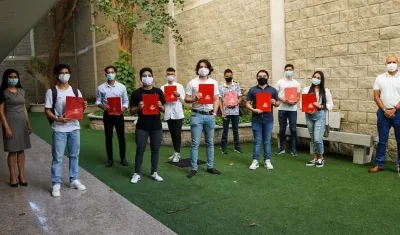 Beneficiarios de las becas de la Universidad de la Costa