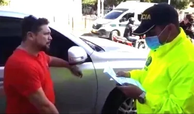 El Juez Rafael Uribe Henríquez, cuando fue capturado por el caso Unimetro.