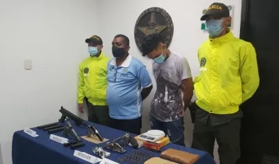 Rafael Enrique Díaz Fernández y Ever Jhonny Meza Villarreal.