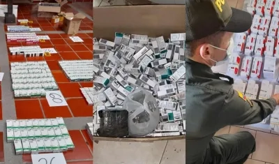 Medicamentos falsificados incautados