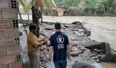 Programa Mundial de Alimentos hace una visita a una de las zonas afectadas