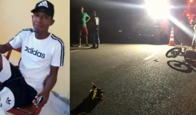 Luis Pino Ospino, muerto en el accidente en motocicleta.