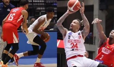 El argentino Selem Safar y el antioqueño Juan Tello defendieron a corazón puro para los Titanes.