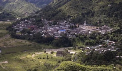 Municipio de Inzá, en el Cauca.