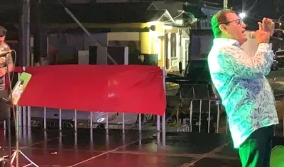 Ismael Miranda, durante una presentación en Puerto Rico.