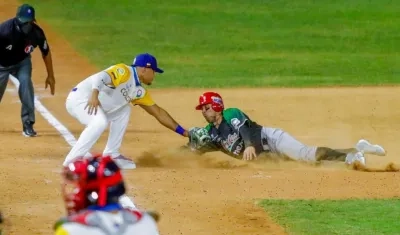 Jordan Díaz, jugador de la tercera base. 