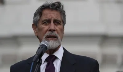 El presidente interino de Perú, Francisco Sagasti.