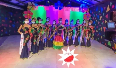 Aspirantes al reinado popular en Polonuevo, Atlántico.