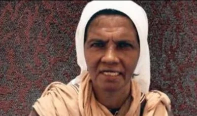 Hermana Gloria Cecilia Narváez, religiosa colombiana secuestrada en África.