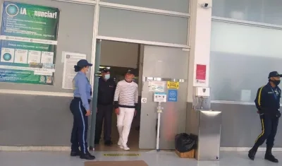 Bernardo Hoyos en la URI de la Fiscalía. 