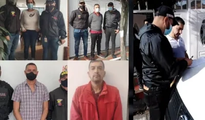 Capturados dentro de la investigación.