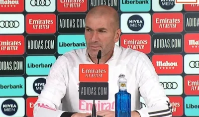 Zinedine Zidane, entrenador del Real Madrid.