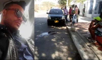 Humberto Mario Barrios Ospino fue baleado en este sector del barrio Las Estrellas.