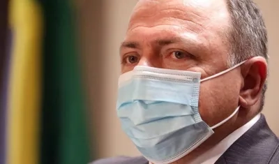 El ministro de Salud de Brasil, Eduardo Pazuello.