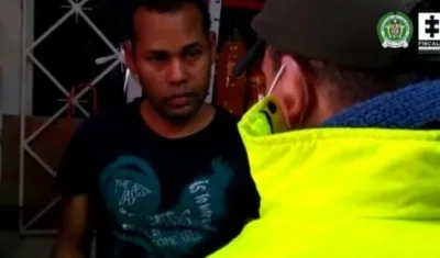 Néstor Enrique Montoya Centeno, docente de inglés capturado. 