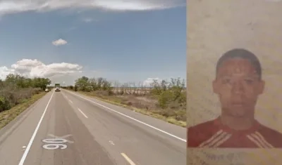 Yerson Luis Hernández falleció en un accidente en la vía Barranquilla - Ciénaga. 