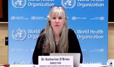 Kate O'Brien, directora de vacunas de la OMS.