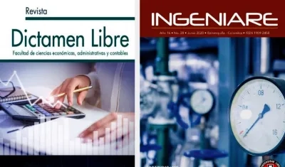 Las Revistas Dictamen Libre e Ingeniare de la Universidad Libre.