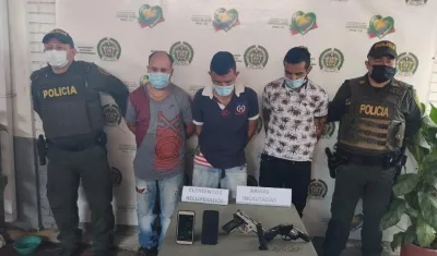 Capturados por los delitos de secuestro extorsivo agravado y hurto calificado y agravado. 