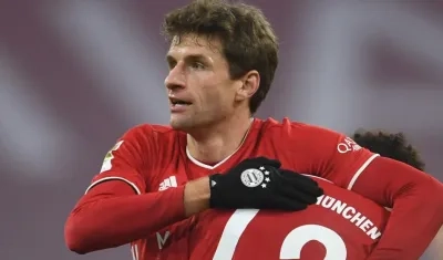 Thomas Müller, delantero alemán. 