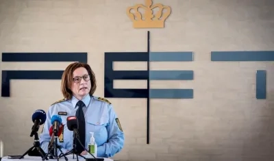  Lene Sorensen, directora del departamento de policía de Zelanda.