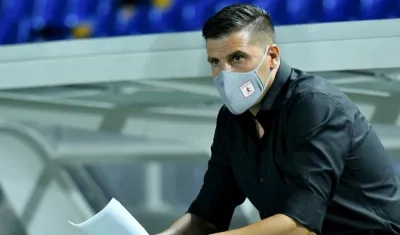 Juan Cruz Real, técnico del América de Cali. 