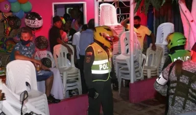 Las fiestas están prohibidas este fin de semana en Malambo.