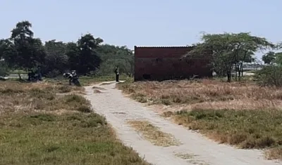 En este inmueble de lote en Pozos Colorados hallaron al hombre asesinado. 