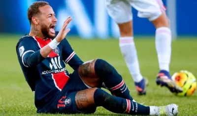 Neymar, jugador brasileño.