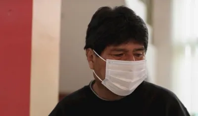 Evo Morales, expresidente de Bolivia.