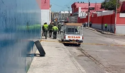 Sector donde fue lanzada la granada.
