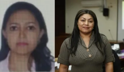 La exfuncionaria de la Alcaldía de Albania, Eliana Margarita Urango Álvarez; y la exgobernadora de la Guajira, Oneida Pinto.