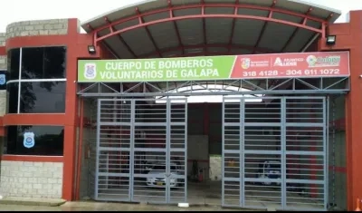 Sede del Cuerpo de Bomberos Voluntarios de Galapa.