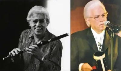 Dos momentos de Johnny Pacheco en su trayectoria musical.